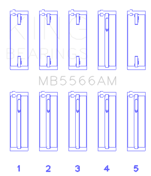 KING ENGINE BEARINGS MB5566AM0.25