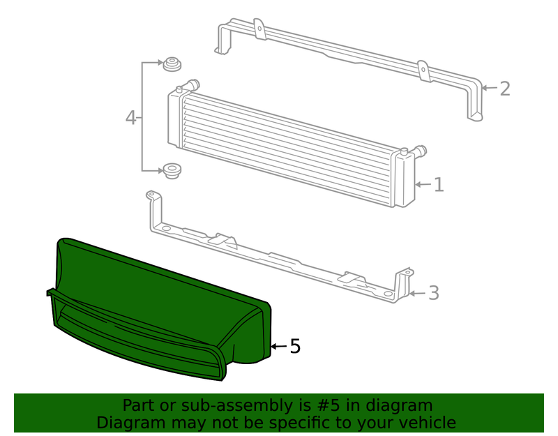 Genuine Porsche parts diagram