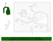 Genuine Porsche parts diagram