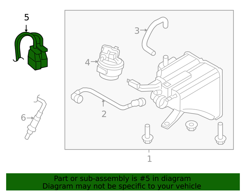 Genuine Porsche parts diagram
