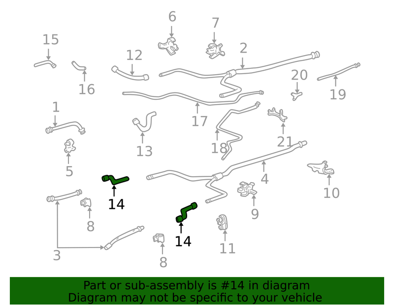 Genuine Porsche parts diagram