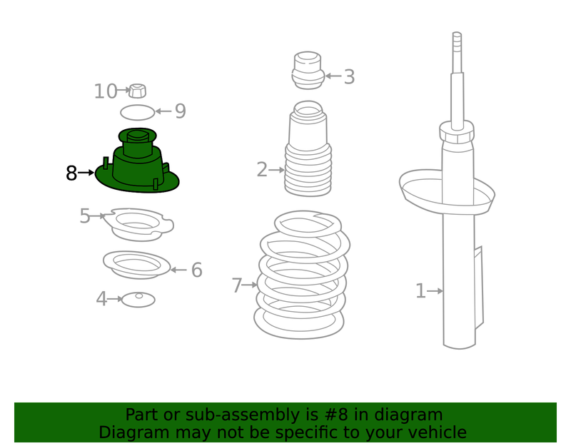 Genuine Porsche parts diagram