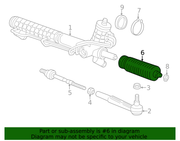 Genuine Porsche parts diagram