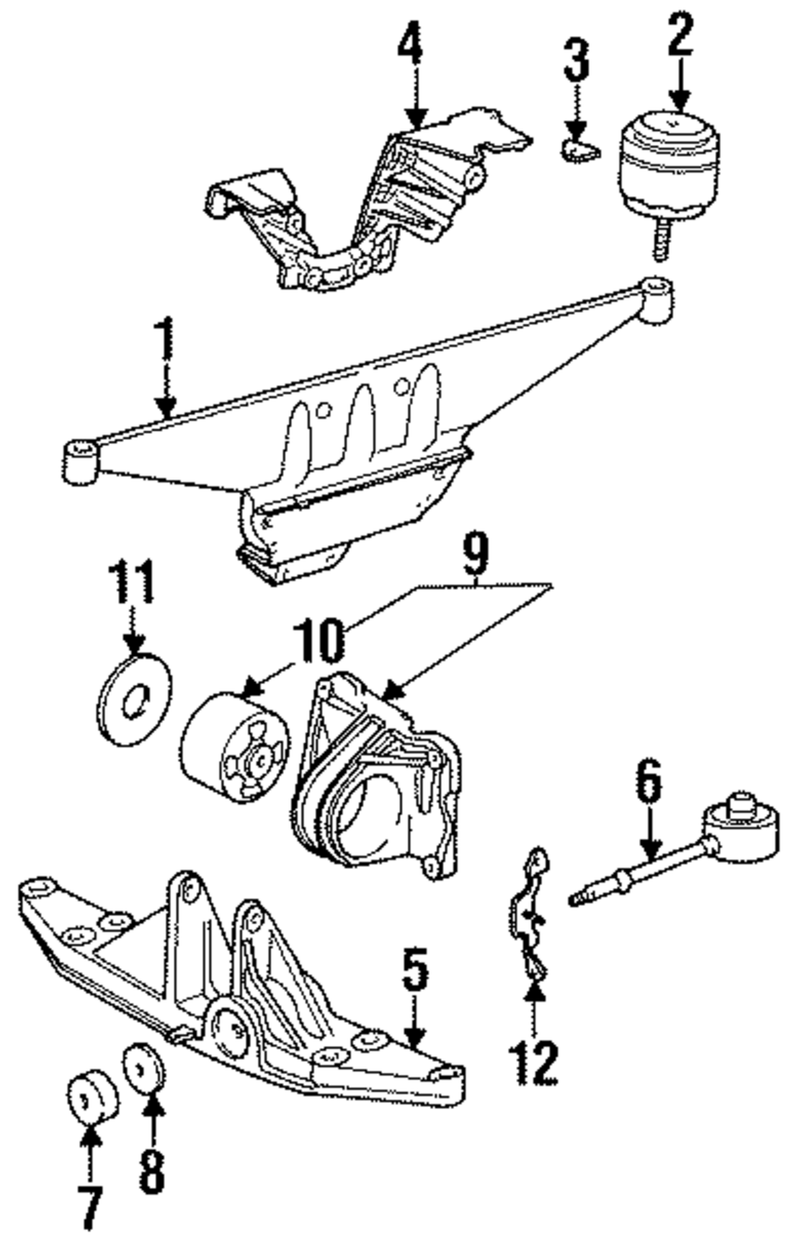 Genuine Porsche parts diagram