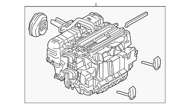 Genuine Porsche parts diagram