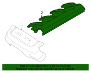 Genuine Porsche parts diagram