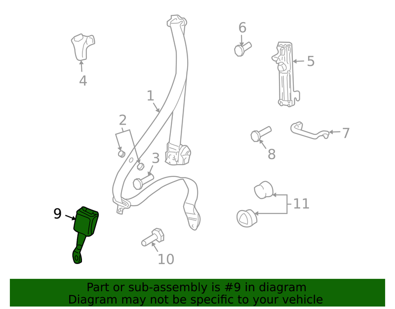 Genuine Porsche parts diagram