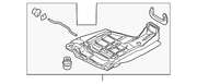 Genuine Porsche parts diagram