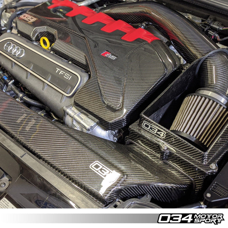 034Motorsport Carbon Fiber Engine Cover - Audi 8V RS3, 8S TTRS