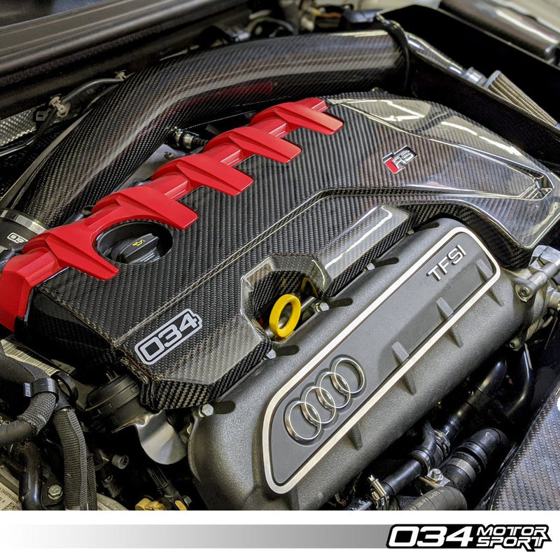 034Motorsport Carbon Fiber Engine Cover - Audi 8V RS3, 8S TTRS