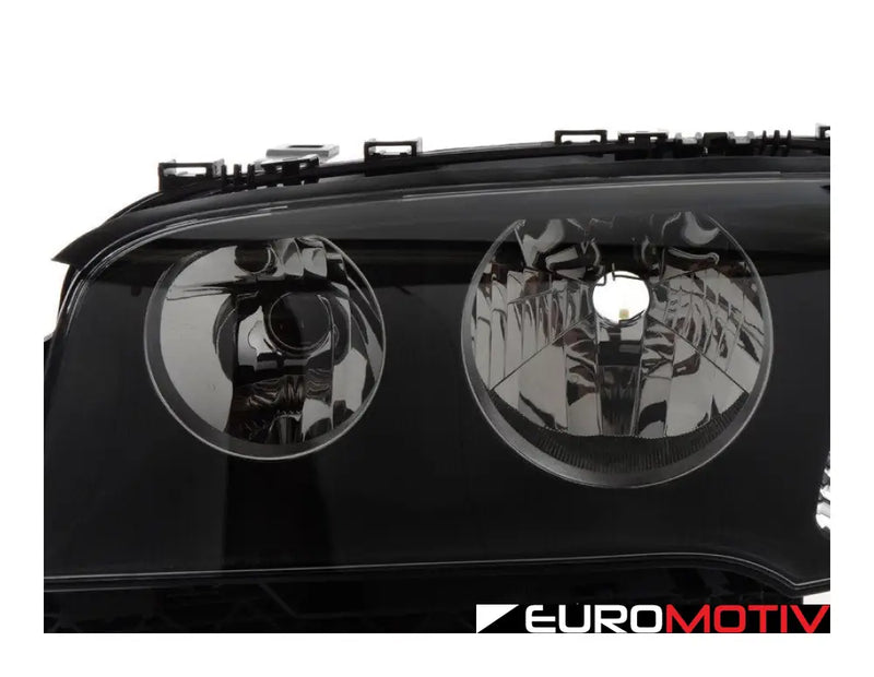 European Halogen Headlights Set - Clear Indicator