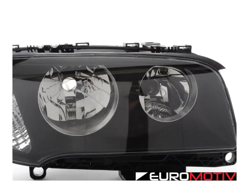 European Halogen Headlights Set - Clear Indicator