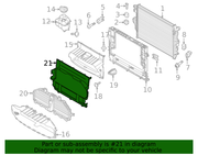 Genuine Porsche parts diagram