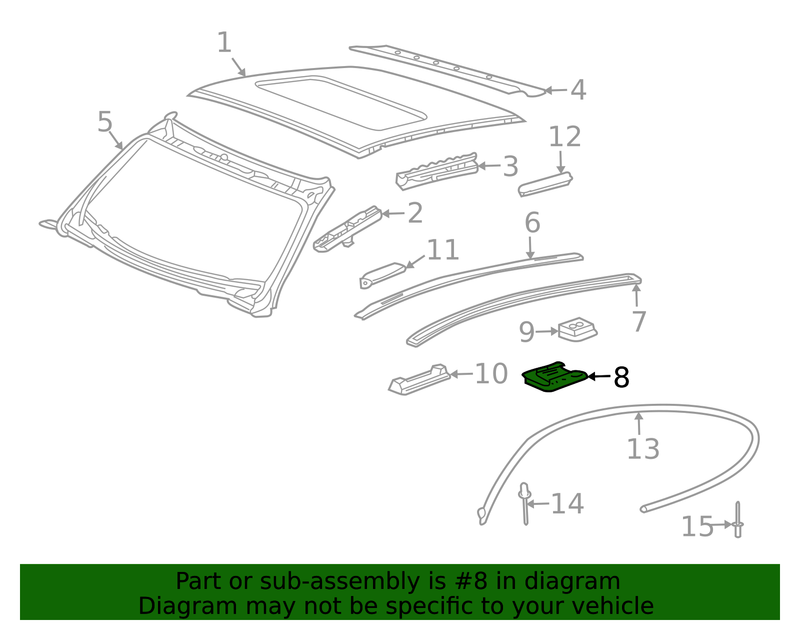 Genuine Porsche parts diagram