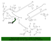 Genuine Porsche parts diagram