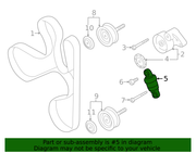 Genuine Porsche parts diagram