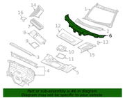 Genuine Porsche parts diagram