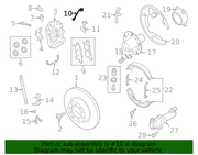 Genuine Porsche parts diagram