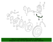 Genuine Porsche parts diagram