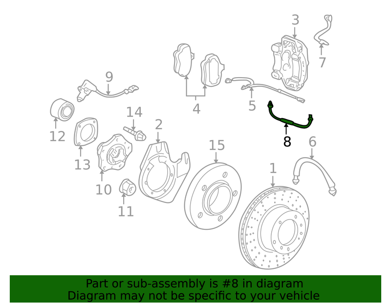 Genuine Porsche parts diagram