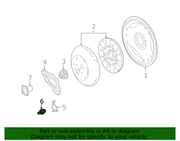 Genuine Porsche parts diagram