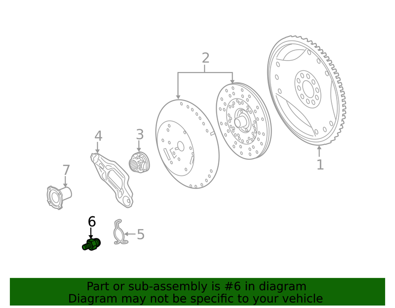 Genuine Porsche parts diagram