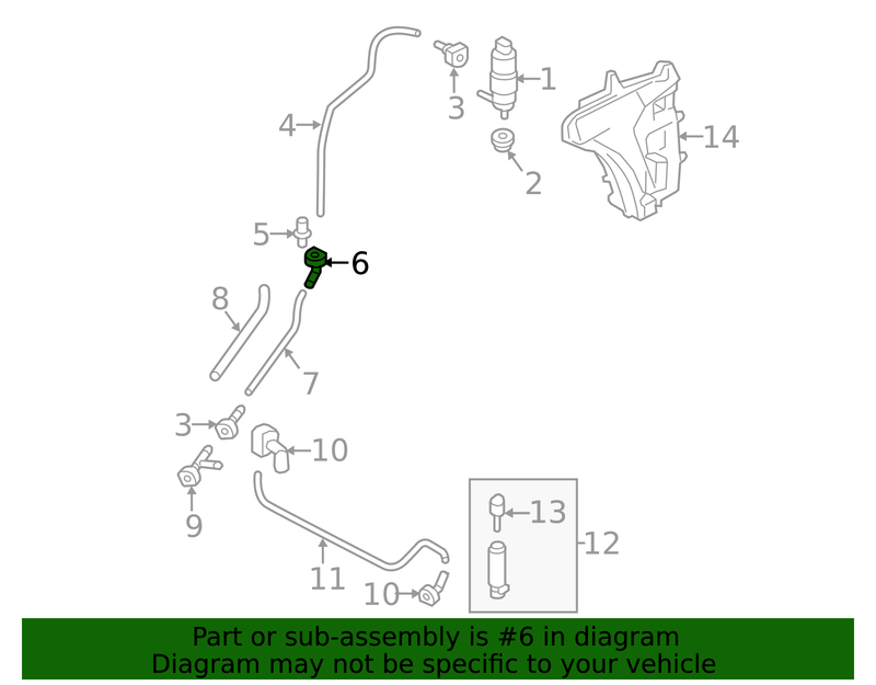 Genuine Porsche parts diagram