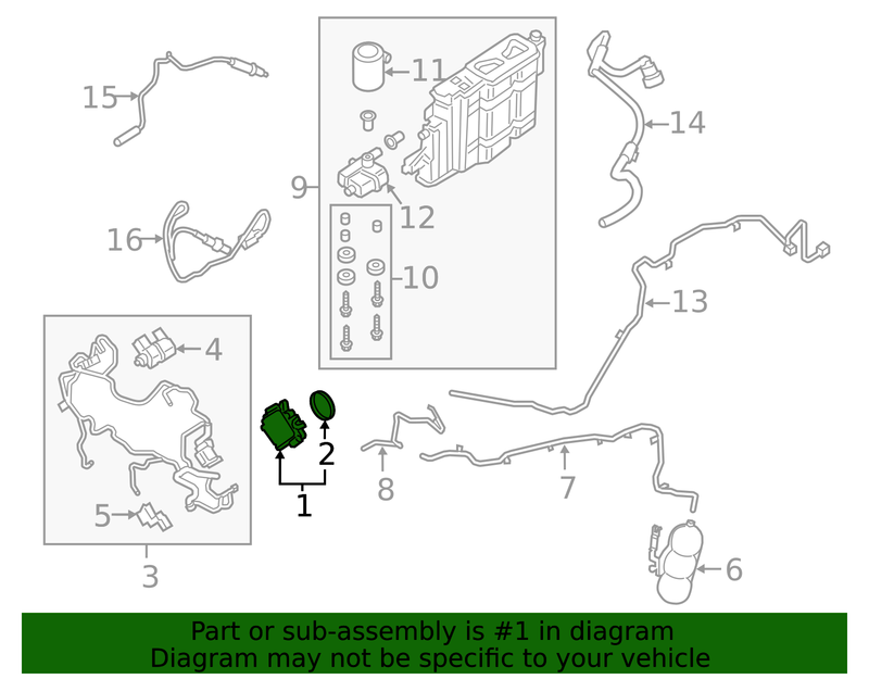Genuine Porsche parts diagram