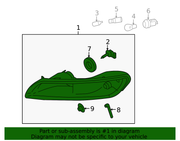 Genuine Porsche parts diagram