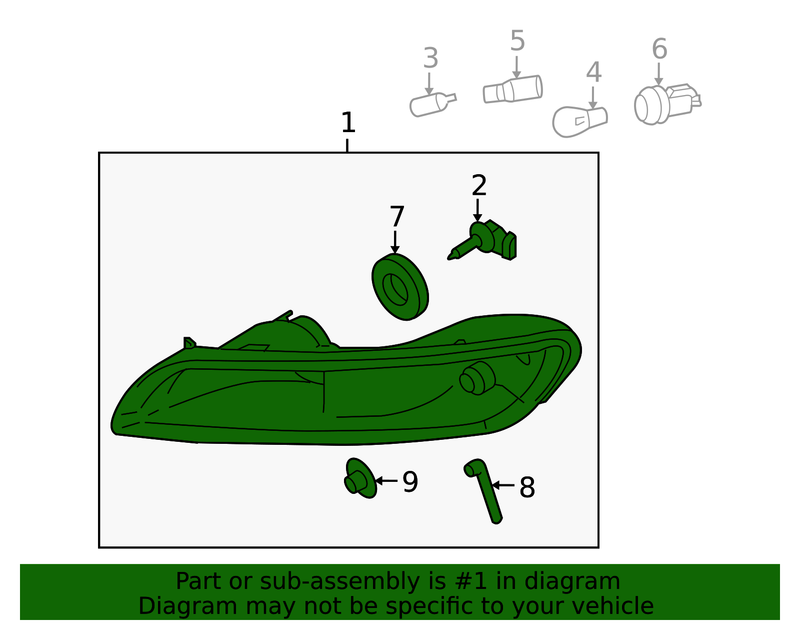Genuine Porsche parts diagram