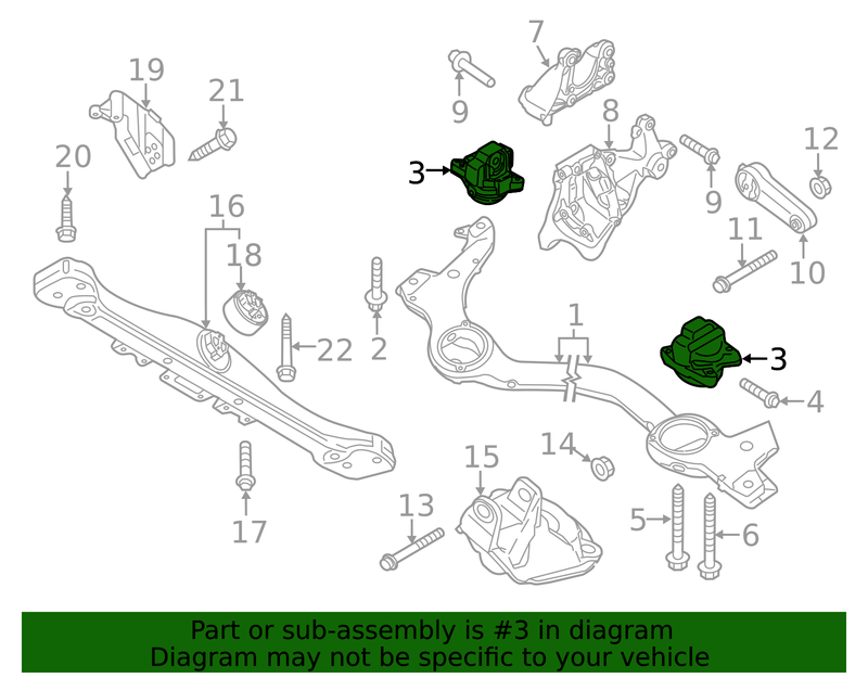 Genuine Porsche parts diagram