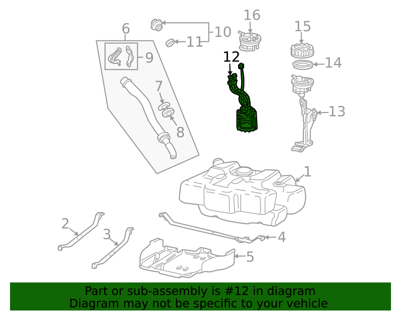 Genuine Porsche parts diagram