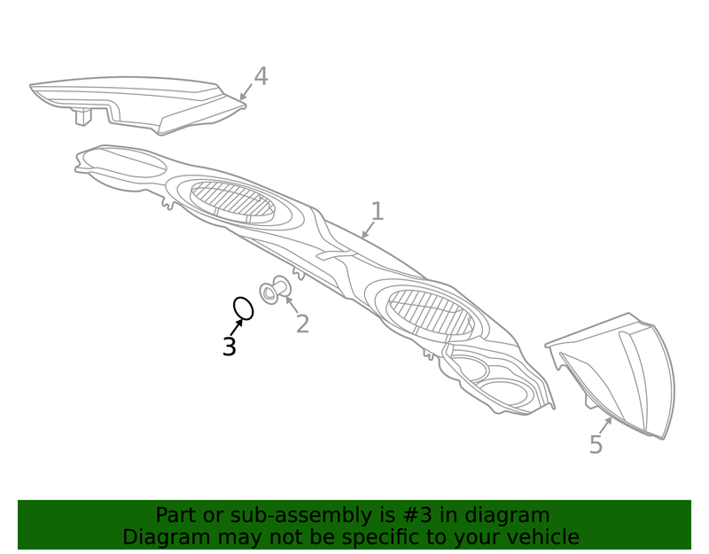 Genuine Porsche parts diagram