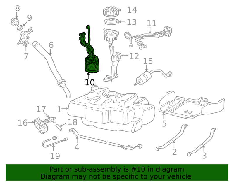 Genuine Porsche parts diagram