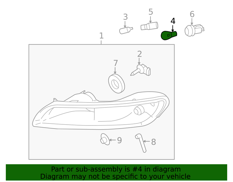 Genuine Porsche parts diagram