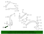 Genuine Porsche parts diagram