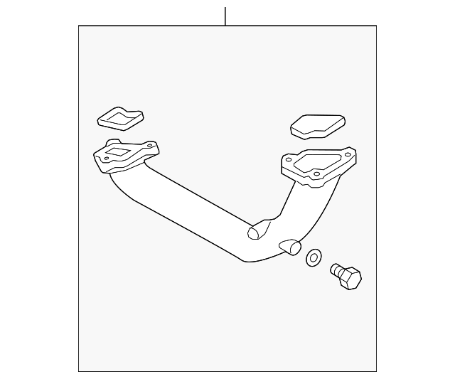 Genuine Porsche parts diagram