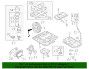 Genuine Porsche parts diagram