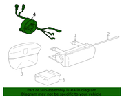 Genuine Porsche parts diagram