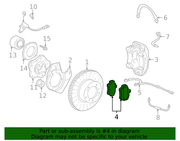 Genuine Porsche parts diagram