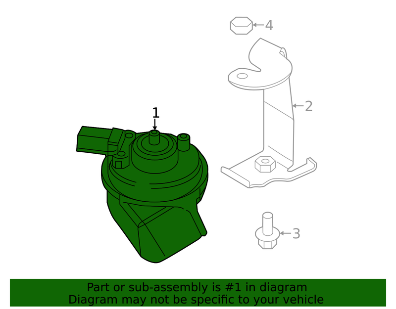 Genuine Porsche parts diagram