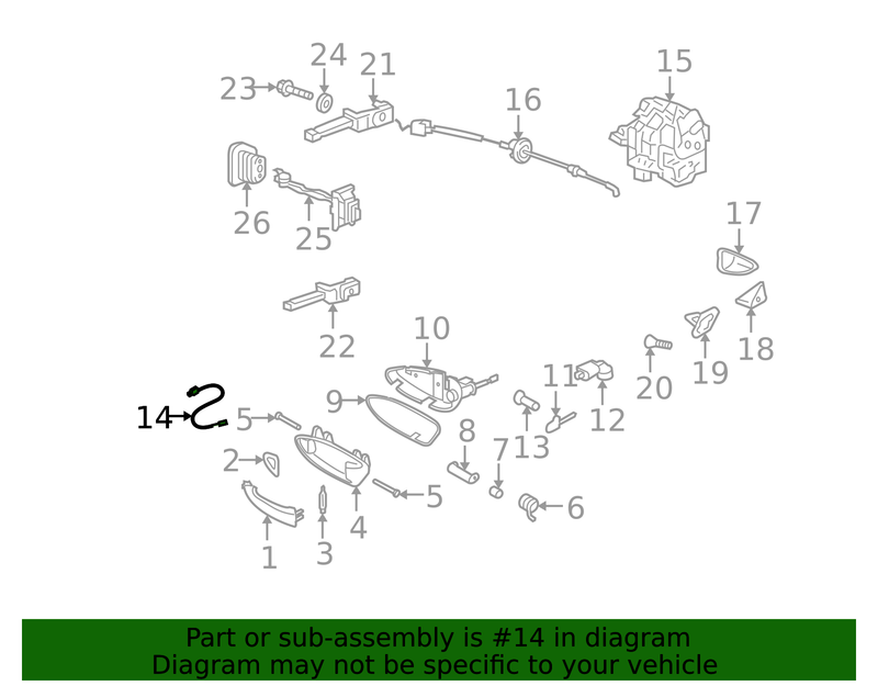 Genuine Porsche parts diagram