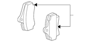 Genuine Porsche parts diagram