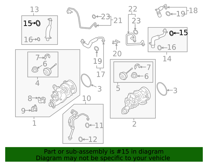 Genuine Porsche parts diagram