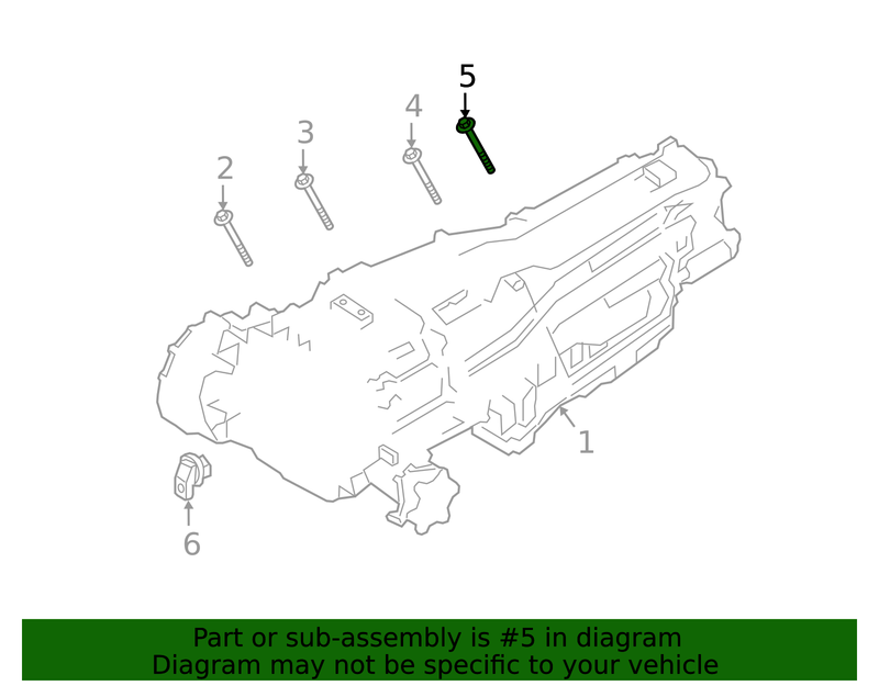 Genuine Porsche parts diagram