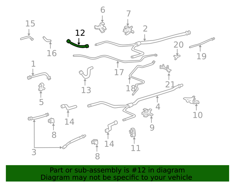 Genuine Porsche parts diagram