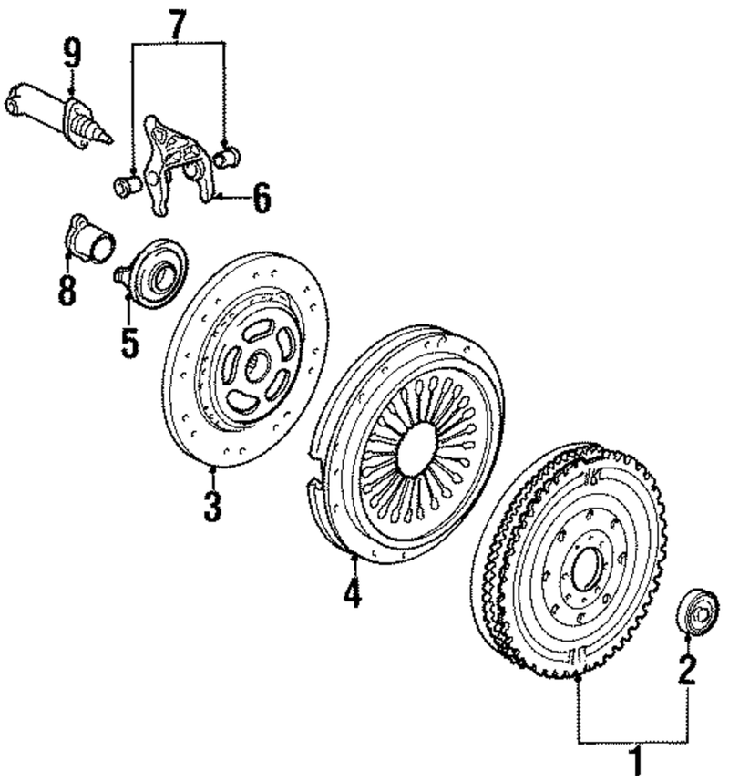 Genuine Porsche parts diagram