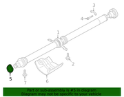 Genuine Porsche parts diagram