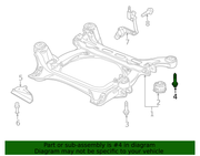 Genuine Porsche parts diagram