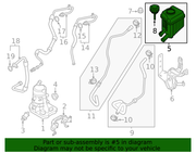 Genuine Porsche parts diagram